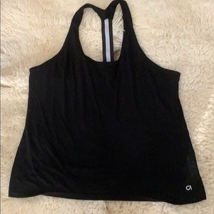 Athletic racer back top